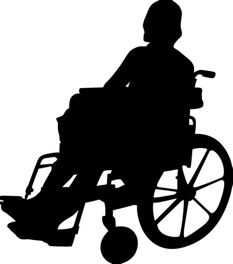 Handicap Disabled Wheelchair Silhouette Png Transparent The Best Porn