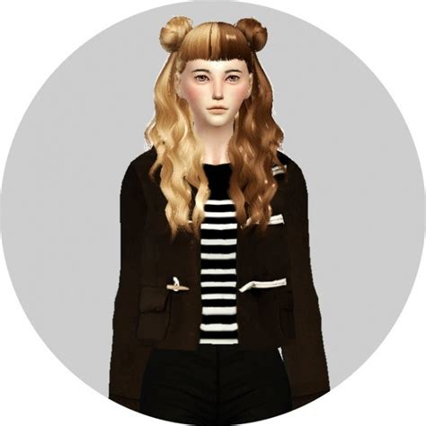 Leahliliths Melanie Hair Recolor At Agatho Sims Sims 4 Updates