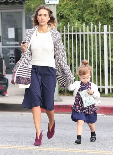 Jessica Alba And Daughter Haven Running Errands In Los Angeles Celeb