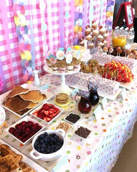 Pancake Or Waffle Bar Brunch Party Birthday Breakfast Party