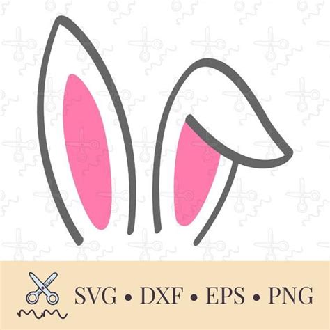 Bunny Ears SVG Easter SVG Easter Bunny SVG Cute Spring | Etsy in 2020