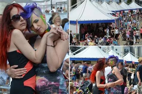 Lesbian Couple Shocked And Upset After Complaints About Them Kissing At Food Festival Mirror