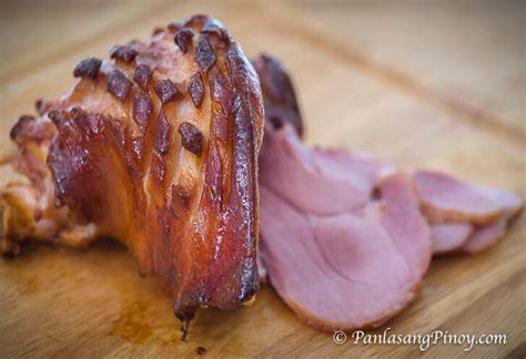 homemade cured ham with brown sugar honey glaze panlasang pinoy cdhistory