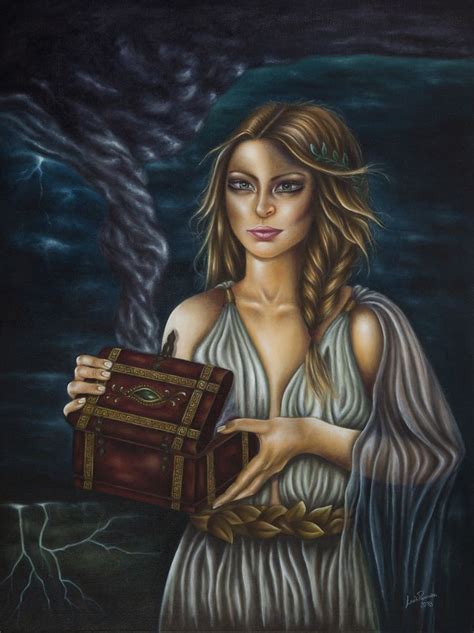 The Pandoras Curse Is An Oil Painting On A 60x80cm Canvas It Was