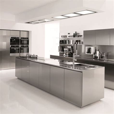 Readymade Water Proof Metal Kitchen Base Cabinets Design Luxury