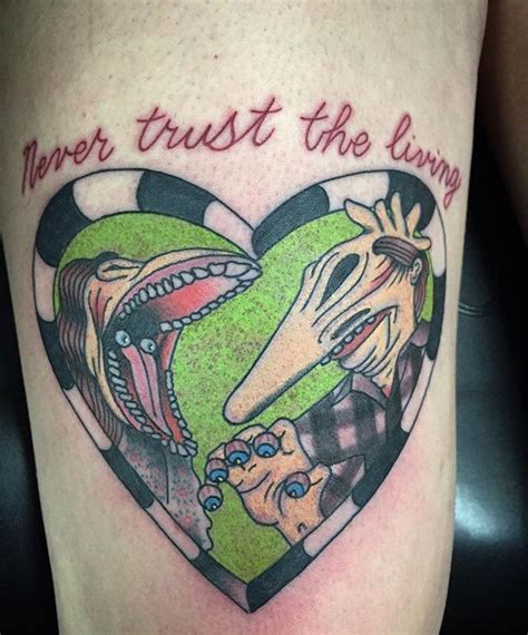 Beetlejuice Tattoo By Our Man Butchy James 🙌