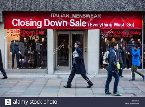 Closing Down Hi Res Stock Photography And Images Alamy