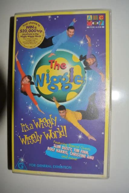 The Wiggles Its A Wiggly Wiggly World Vhs Picclick