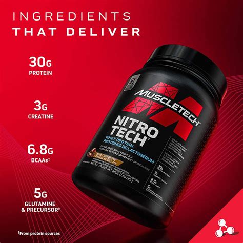 Muscletech Nitro Tech Whey Protein Supplementscanada Com