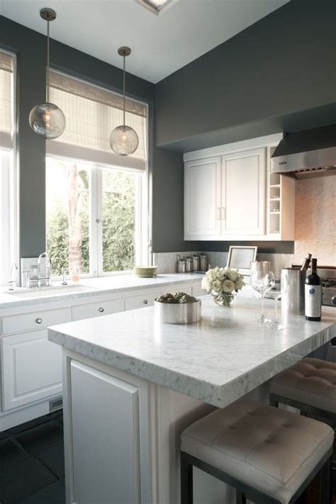 If you decide to go grey, i'd go very light. Kitchen | Kitchen design modern white, Grey kitchen walls ...