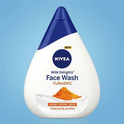 Nivea Milk Delights Turmeric Face Wash For Acne Prone Skin Ml Jiomart
