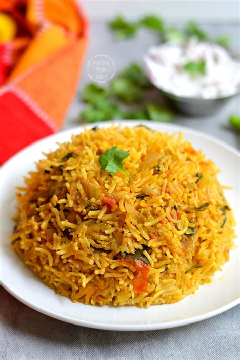 Kuska Plain Biriyani Biriyani Rice Cooking From Heart
