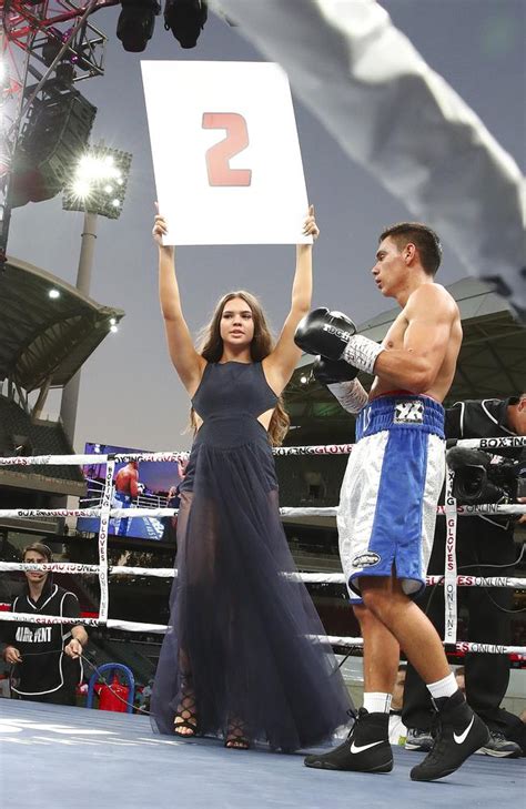 ‘double Standards Claim After Ring Card Girls Used At Mundine Green