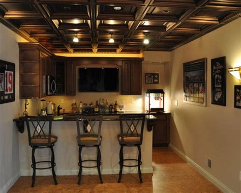 Looking for a simple & easy drop ceiling idea to help makeover a space in your home? Basement Drop Ceiling Ideas, Pictures, Remodel and Decor