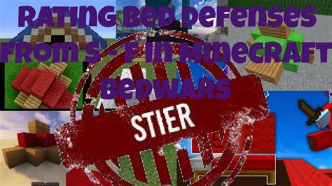 Rating Bed Defenses In Minecraft Bedwars Youtube
