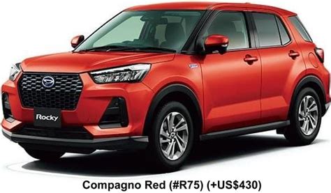 New Daihatsu Rocky HEV Body Colors Full Variation Of Exterior Colours