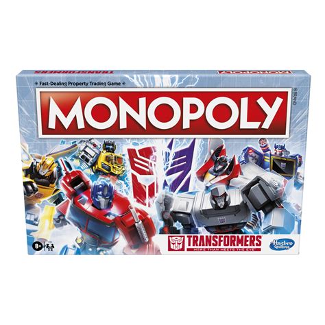 Monopoly Transformers Edition Board Game For Kids Ages 8 And Up 2 6