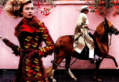 Karlie Kloss In Dark Horse By Mario Testino For Vogue September 2014