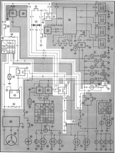Electric Starting System Circuit Diagram Yamaha Vmax