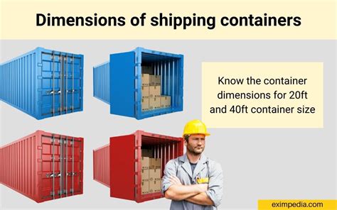 Shipping Container Dimensions For Ft And Ft Container Size With