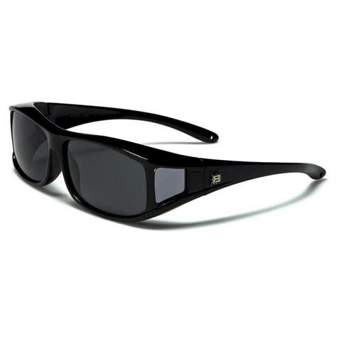 polarized fit over sunglasses square frame wear over prescription eye glasses ebay