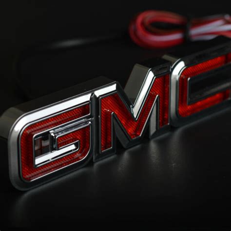 Bosswell Official Licensed Led Light Up Gmc Tailgate Emblem For Trucks
