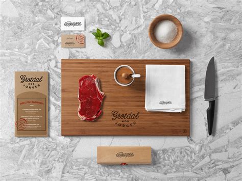 The biggest source of free photorealistic food/beverages mockups online! Restaurant & Food Branding Mock Up by forgraphic™ - Dribbble