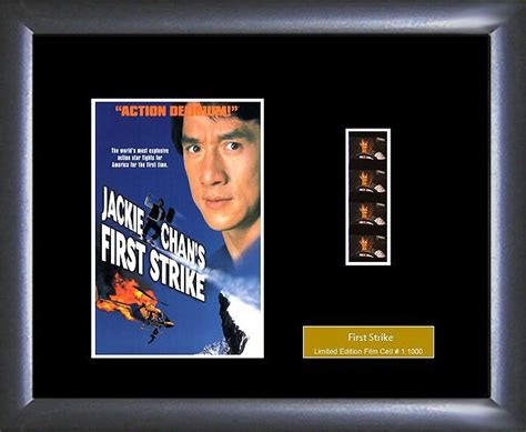 The movie jackie chan's first strike by stanley tong. First Strike Film Cell Jackie Chan collectible memorabilia ...