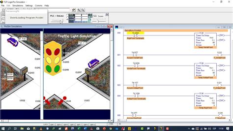 Diagrama De Escalera 05 Simulación De Un Semáforo Temporizadores