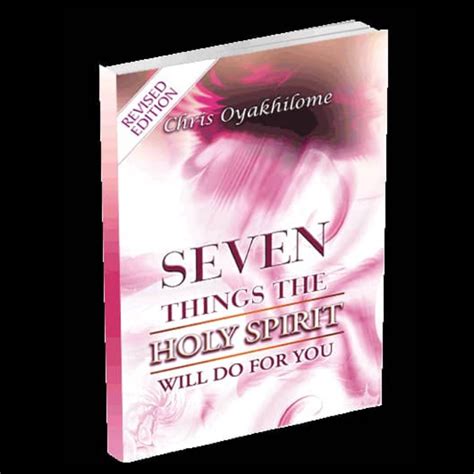 Seven Things The Holy Spirit Will Do For You Book By Dr Chris