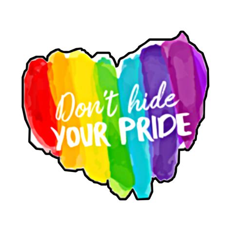 Dont Hide Your Pride Lgbtq T Shirt Teepublic