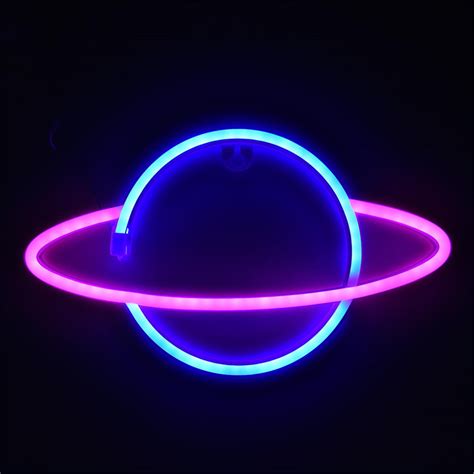 Led Planet Neon Light Signs Usb Or Battery Powered Soft Night Light Party Supplies For Home Bar