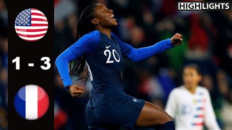 Usa Vs France 1 3 All Goals And Highlights January 19 2019 Youtube