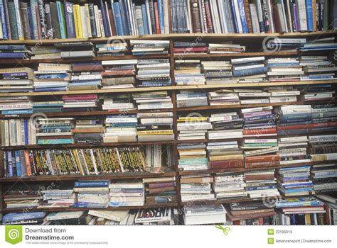 Shelves Filled With Books Editorial Stock Photo Image Of Used 23180013