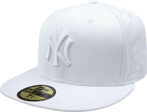 New York Yankees New Era Primary Logo Basic 59fifty Fitted Hat White