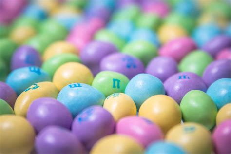 M Is For Easter Peanut Mandm Candies In Pastel Colors Ready Flickr