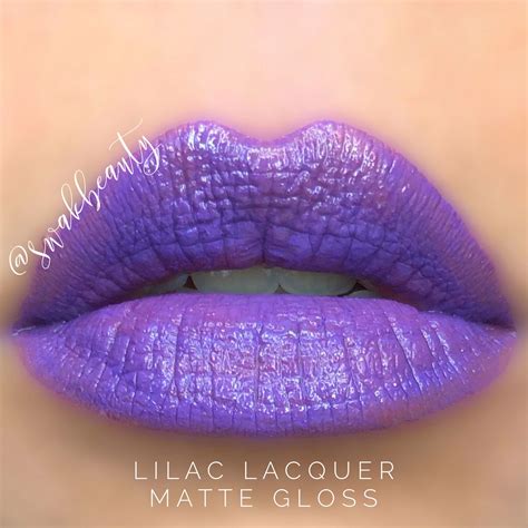 Lilac Lacquer Lipsense With Matte Gloss Independent Lipsense