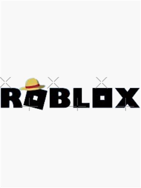 Roblox X One Piece Sticker For Sale By Alexa Test Redbubble
