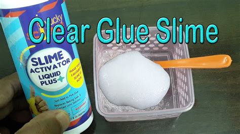 How To Make Slime Activator At Home How To Make Clear Glue Slime