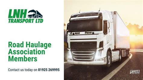 Members Of The Road Haulage Association Lnh Transport