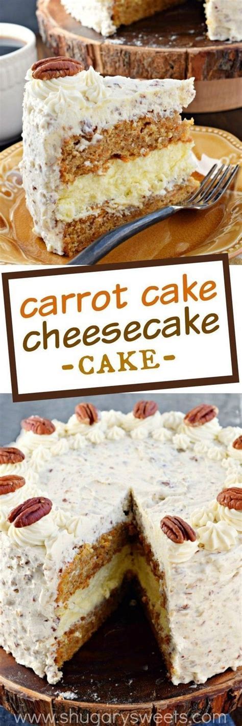This Carrot Cake Cheesecake Cake Recipe Is A Showstopper Layers Of