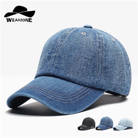 Denim Baseball Cap Men Snapback Caps Brand Bone Hats For Women Jeans