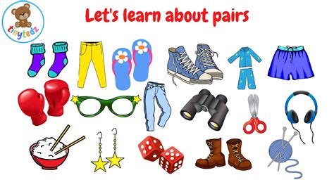 Learn Pair Of Objects For Kids Learn Pair Of Items For Kids Learn