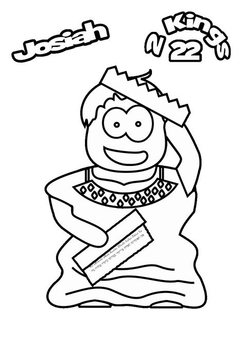 King Joash Coloring Page Coloring Pages