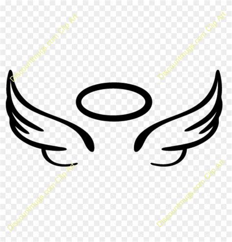 Angel Vector Angle Wing Wings And Halo Clipart Png Download
