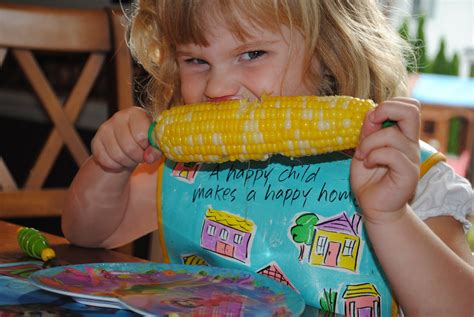 I never knew squirrels ate corn on the cob. Watch Brooke grow!: Eating corn...