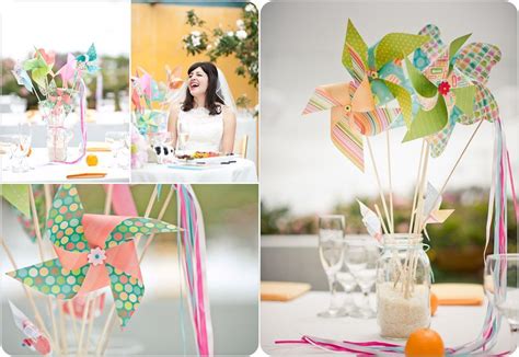 Paper Wedding Decoration Ideas Paper Pinwheel Wedding Ideas And Inspirations Budget Brides