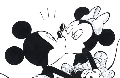 Mickey And Minnie Sketch At Explore Collection Of