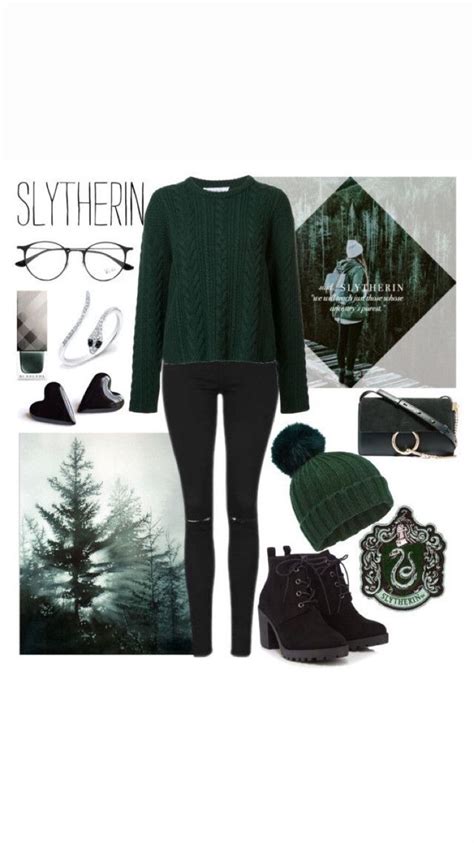 Slytherin Style Outfit💚 Harry Potter Outfits Slytherin Fashion