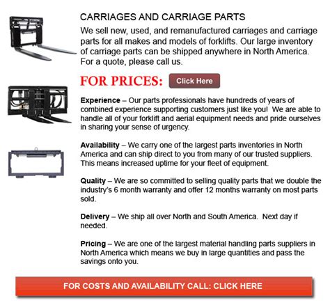 carriages  carriage parts